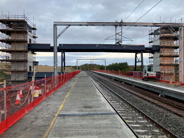 East Linton Station Construction - 2022-10-11